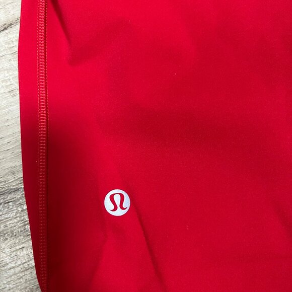 Lululemon Athletic Base Pace HR Crop Yoga Pants Dark Red NWT Women’s Size 10 - Picture 6 of 8